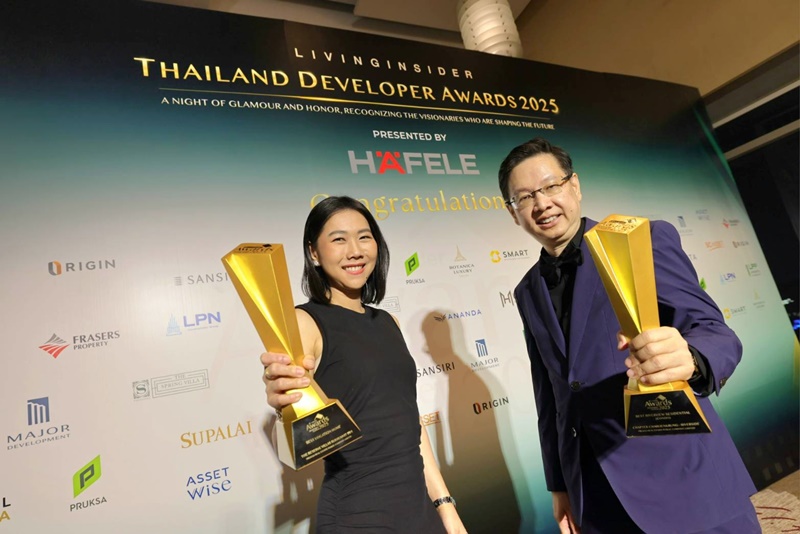 “พฤกษา คว้า 2 รางวัลใหญ่ “Livinginsider Thailand Developer Awards 2025” จาก แชปเตอร์ เจริญกรุง–ริเวอร์ไซด์ และเดอะ รีเซิร์ฟ วิลล่า 89/1 ประกาศความสำเร็จแนวคิด “Lifetime Well-living อยู่ดี...ทั้งชีวิต”