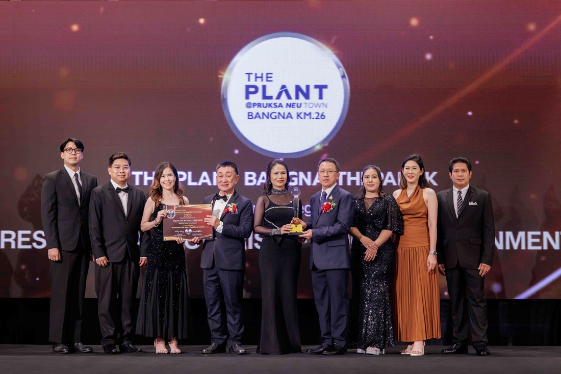 “พฤกษา” ต่อยอดความสำเร็จแนวคิด Lifetime Well-Living  พา 2 โครงการคุณภาพ ภัสสร ศรีนครินทร์ – เทพารักษ์ และเดอะ แพลนท์ บางนา เทพารักษ์ คว้า 2 รางวัลใหญ่ จากเวทีระดับสากล “FIABCI – Thai Prix D’ Excellence Awards 2026”