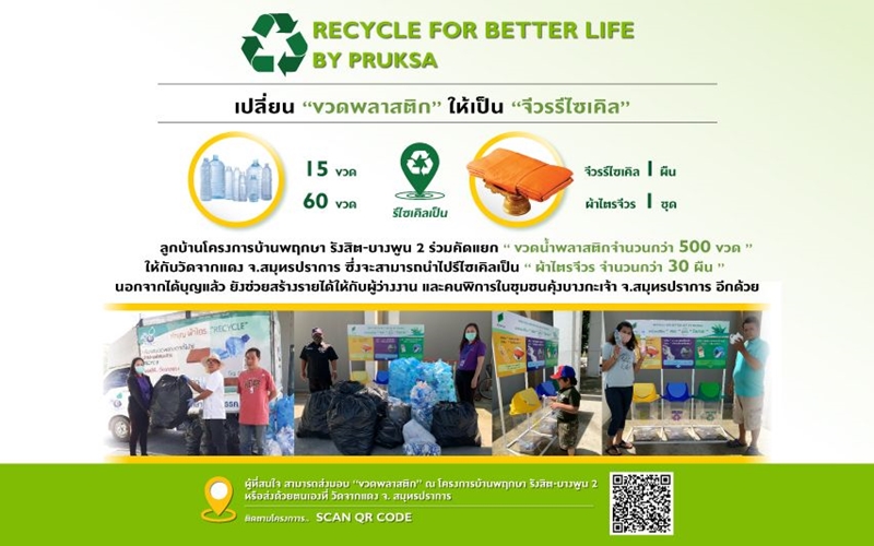 Recycle For Better Life By Pruksa