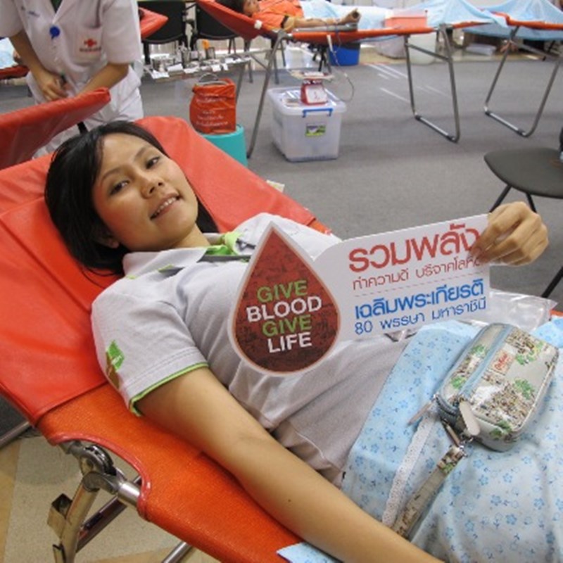 Pruksa communities donate more than 60,400 cc of blood to Thai Red Cross