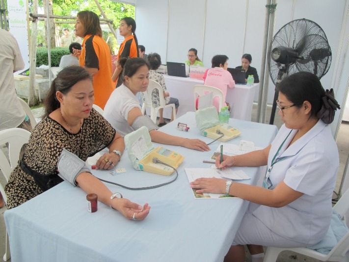 Pruksa Green Living Healthy Providing Health Checkups at Pruksa Ville 65/1 and Baan Pruksa 67